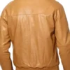 Tan Brown Bomber Jacket