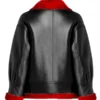 Women’s Aviator Red Shearling Jacket