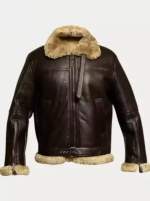 FUR Aviator Flying Bomber Jacket