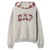 Gap Plaid Gray Hoodie
