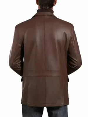 Men Leather Blazer