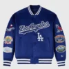 OVO x New Era Dodgers Varsity Jacket