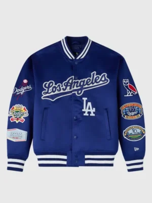 OVO x New Era Dodgers Varsity Jacket
