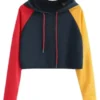 Check Hood Cotton Hoodie