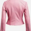 Women’s Pink Leather Jacket